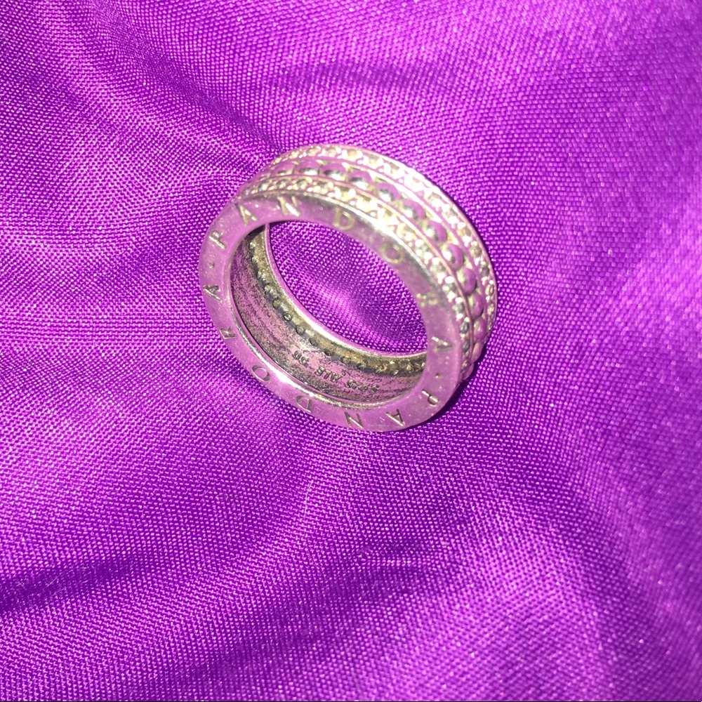 Forever stud pandora ring